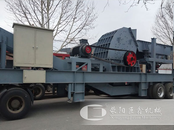 小型移动一体式制沙机